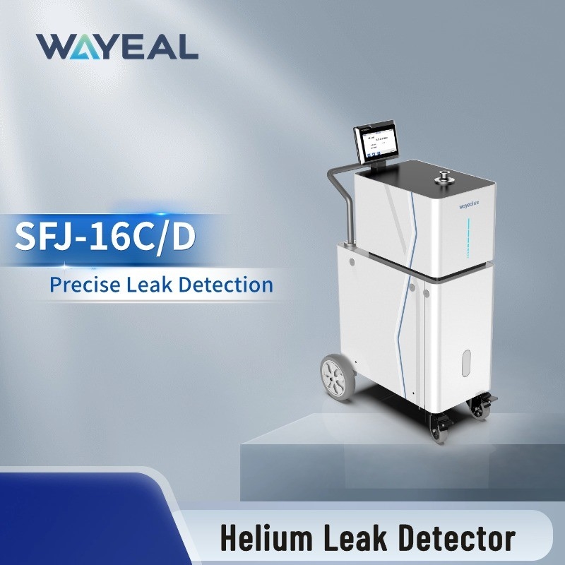 Wayeal SFJ-16C Wide Range Helium Leak Detector Machine con sniffer e pistola a spruzzo
