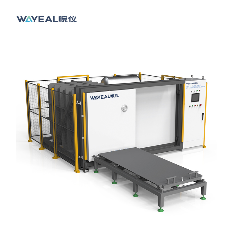 Macchina del rivelatore di perdita dell'elio del sistema di rilevamento della perdita di vuoto dell'OEM 10000L per New Energy