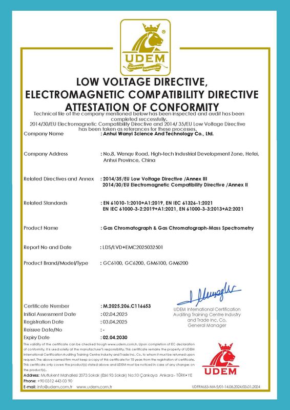 Sistema Cromatografo Gas-Massa GM6100 Marca China con 16 Iniettori