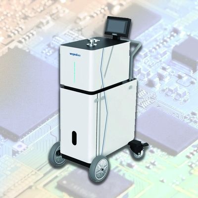 Dispositivo di rilevamento di perdite di elio a vuoto a colori da 7 pollici