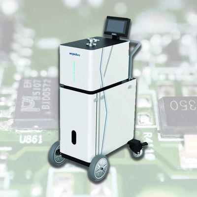 Detettore avanzato di perdite di elio con fonte di ioni di ossido di itrio rivestita con iridio