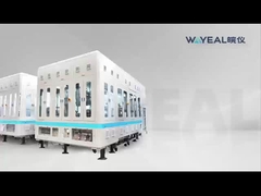 Sistema di rilevamento delle perdite di elio nella camera a vuoto